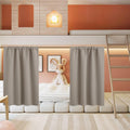 RYB HOME Small Curtains for Door Windows - Blackout Thermal Insulating Drapes for Home Theatre