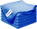 Microfiber Cloth 6Pack Cleaning Rags Absorbant Lint Free Cloth for House, Kitchen, Car, Glass
