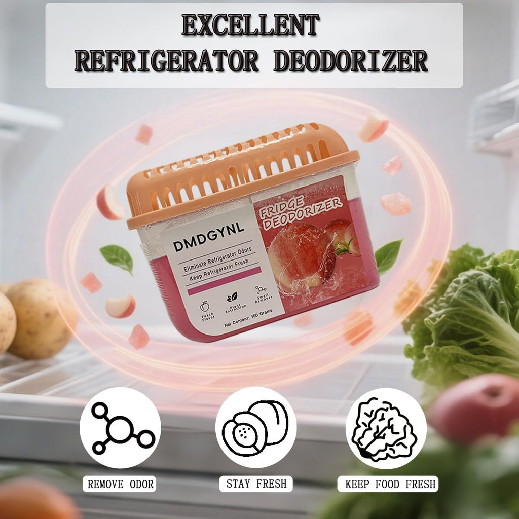 Fridge Deodorizer, Refrigerator Deodorizer More Effective Than Baking Soda, Natural Gel