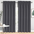 DWCN Bedroom Blackout Curtains 70 x 84 Inches Length 2 Panels Set, Solid Thermal Insulated Energy