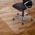 Kuyal Clear Chair Mat, Hard Floor Use, 48" x 30" Transparent Office Home Floor Protector mat