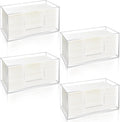 4Pack Acrylic Paper Towel Dispenser, Napkin Holder for Bathroom, Kitchen & Countertop – Paper Towel