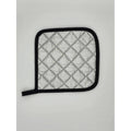 Intedge 317S Pot Holder, Heat Resistant to 400°F, 7x7 Square Hot Pad, Quilted Ironing Board Fabric