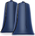 Heavy Duty Laundry Bag 2 Pack XL Nylon Laundry Bags with Straps, Washable Large Dirty Clothes