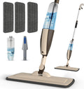 Mops for Floor Cleaning, 50 inch Spray Mop with 400ml Refillable Bottle and 2 Replacement Pads Dry