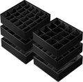 Criusia 6 Pack Sock Underwear Drawer Organizer Dividers - Dresser Organizer for Baby Clothes