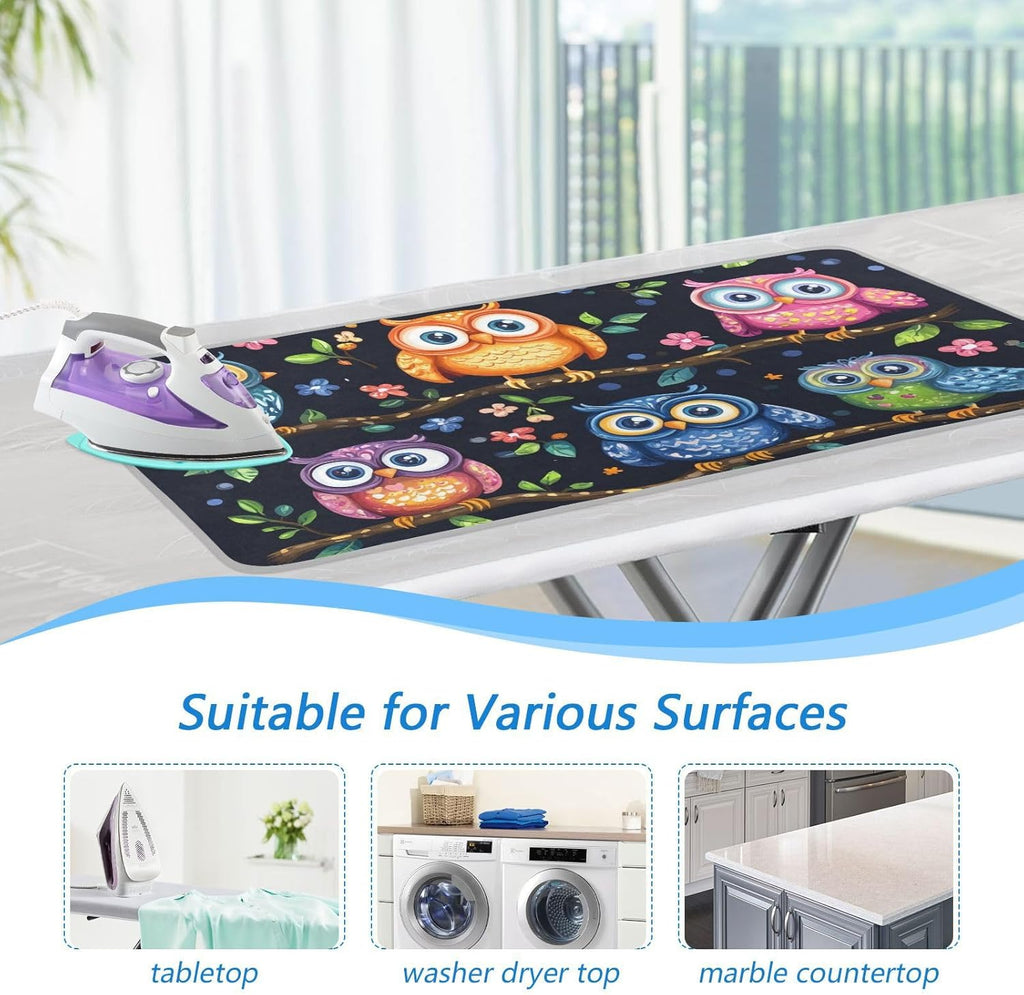 Ironing Mat Portable Ironing Pad Ironing Blanket for Table Top Heat Resistance Double-Side Using