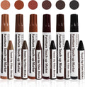 Furniture Repair kit, Wood Scratch Cover Markers*6 and Wax Filler Sticks*6 with Sharpener- 13Pack