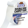 TAPEBEAR Carpet Tape Double Sided 2Inch x 30Yards, Heavy Duty Rug Gripper Anti Slip Anti Curling