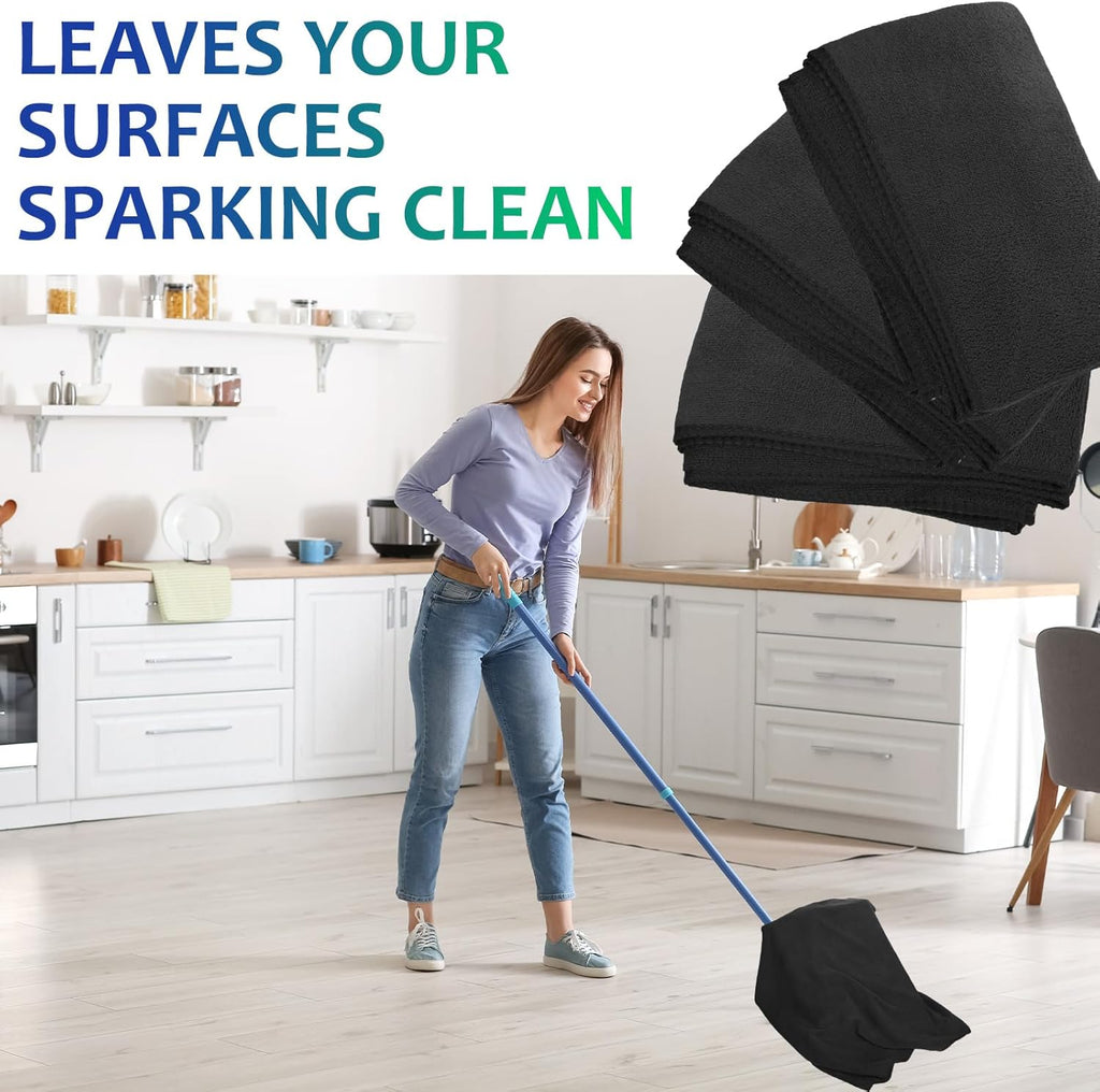Newwiee 6 Pcs Extra Large Microfiber Cleaning Cloth 30" x 20" Washable Reusable Microfiber Towel