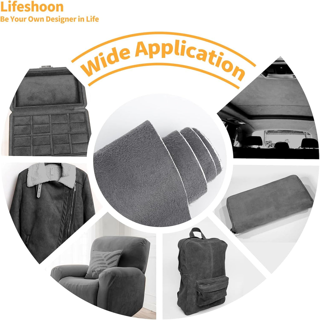 Fabric Repair Patches, 17X79 Inch Self-Adhesive Suede Patches Tape Durable, DIY Large Fabric Repair