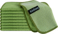KinHwa Kitchen Washcloths for Dishes Absorbent Microfiber Dish Cloths Quick Dry Dish Rags with Poly