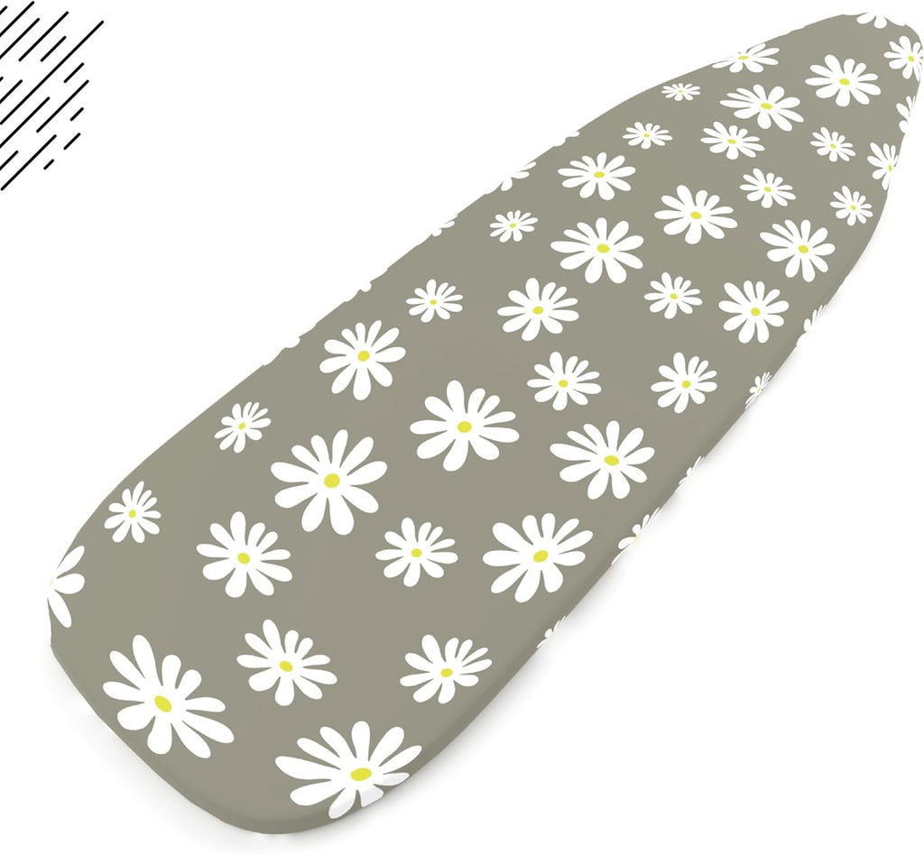 Encasa XO Ironing Board Cover and Pad 57"x22" - Thick 3mm Felt Padding, Drawstring Tightening &