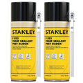 Stanley F993 Expanding Foam Sealant Spray – (2x12oz) Gaps & Cracks Filler, PestBlocker for