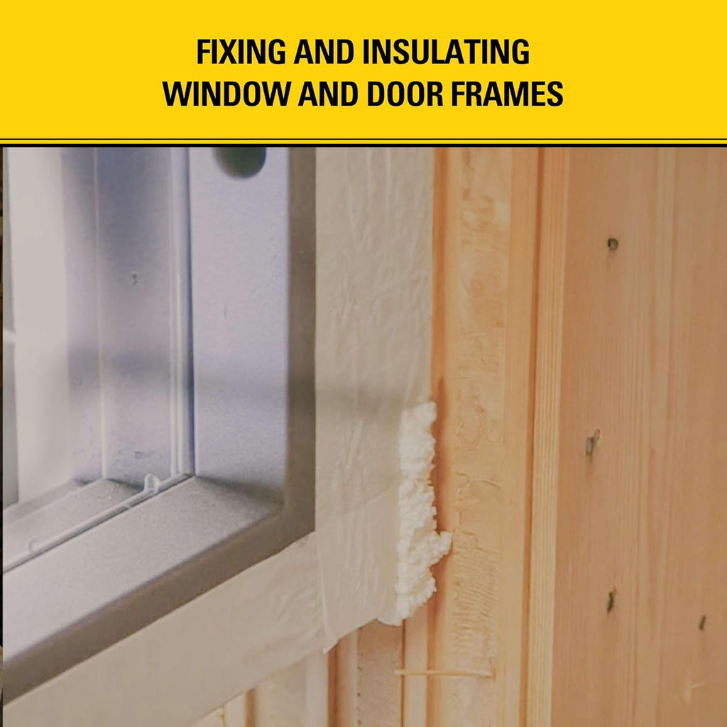 Stanley F993 Expanding Foam Sealant Spray – (2x12oz) Gaps & Cracks Filler, PestBlocker for