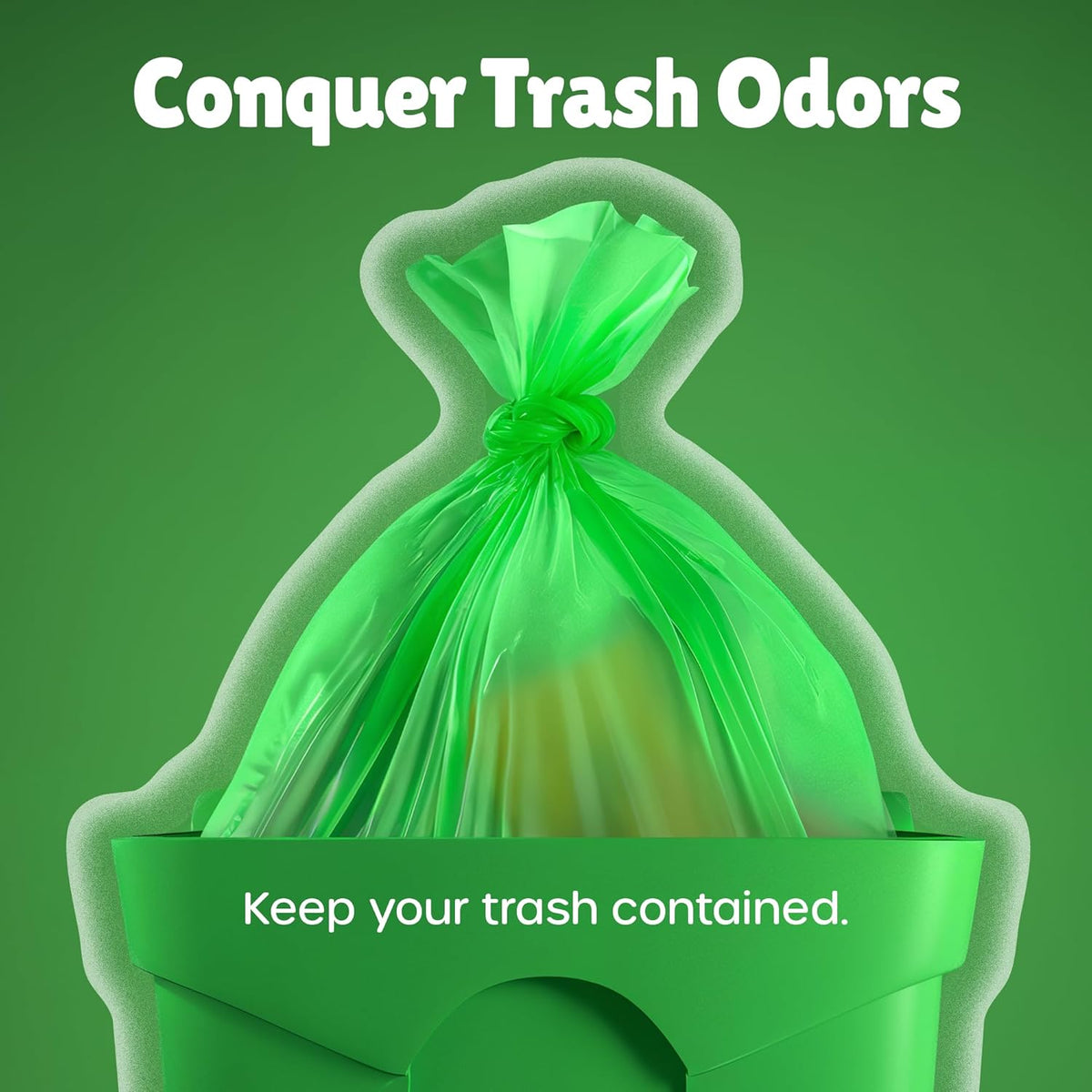 FORID Small Bathroom Trash Bags - 2.6 Gallon Colored Garbage 250 Bags 10 Liter Unscented Waste Can