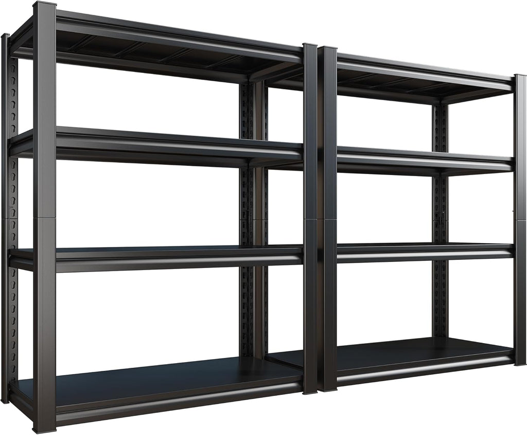 Raybee 40" W Garage Shelving Heavy Duty Storage Shelves 56.9" H Metal Shelving Heavy Duty Load