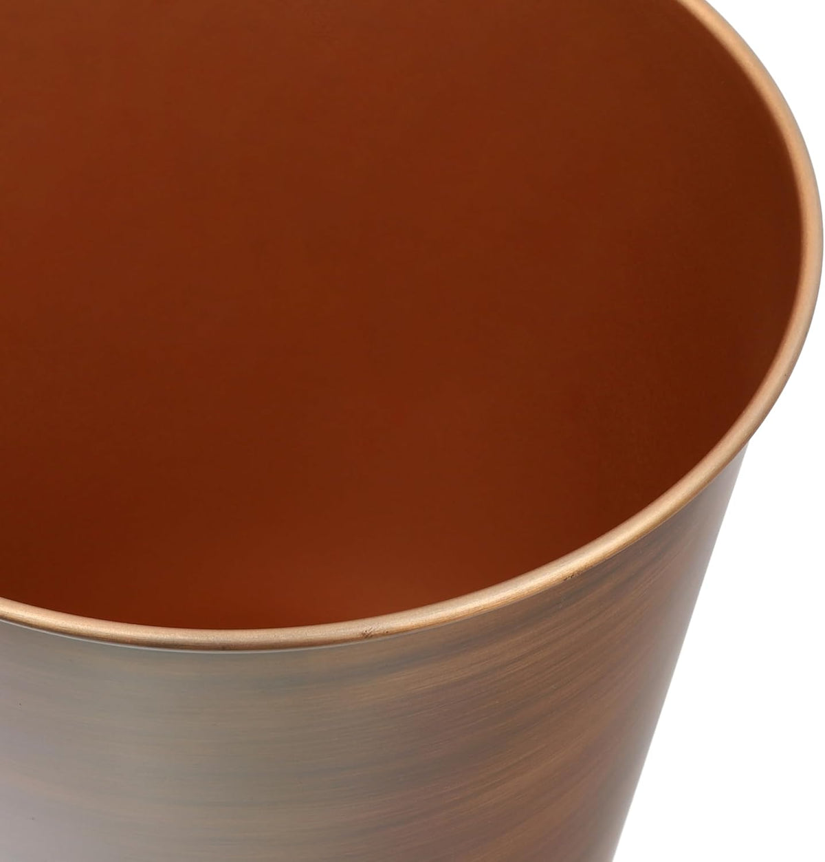 happimess HPM1113B Nolan Modern Classic Smooth Steel 2-Gallon Wastebasket for Home, Bathroom