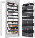 Over the Door Organizer 5 Tiers, Extra Large Behind Door Storage of 10 Compartments, 80 lbs Weight