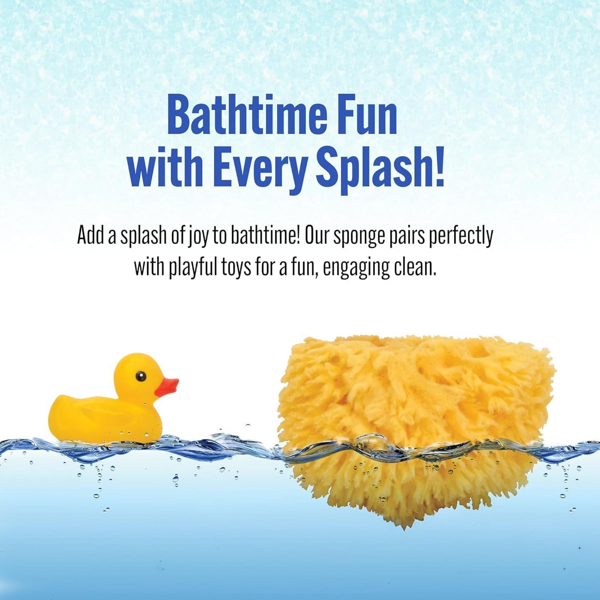 Baby Buddy Baby Bath 4in Assorted Sea Sponges, Absorbent Natural Sea Sponge, Soft on Tender Skin