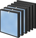 HSP001 True HEPA Filter Replacements for Air Purifier Filters HSP001,4 in 2 H13 True HEPA Filter