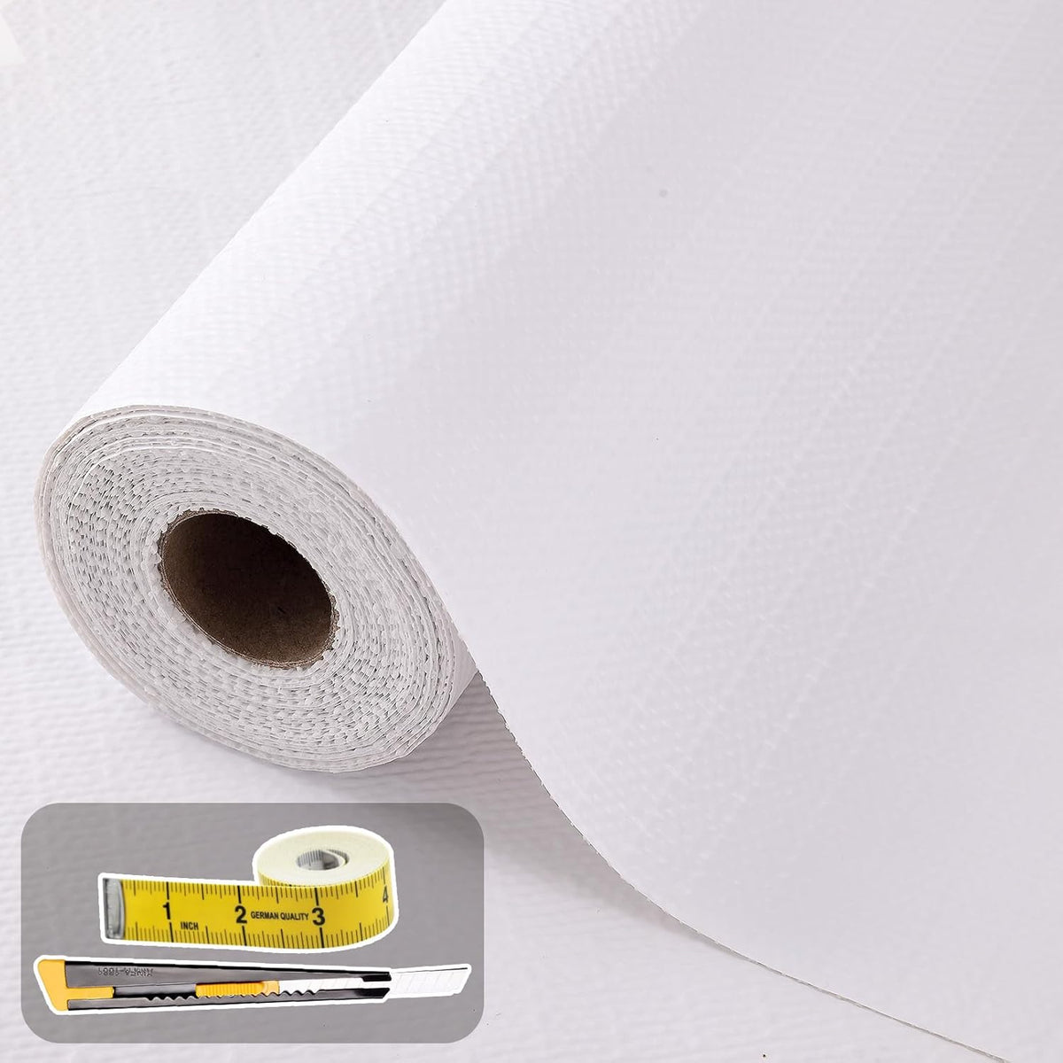 Shelf Liners for Kitchen Cabinets 17in x 30FT Non Adhesive Drawer Liner White Thickened Shelf Liner