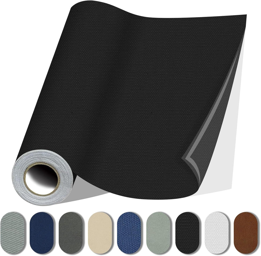 Fabric Repair Patches, 17X79 Inch Canvas Self-Adhesive Fabric Patches Tape Durable, DIY Large