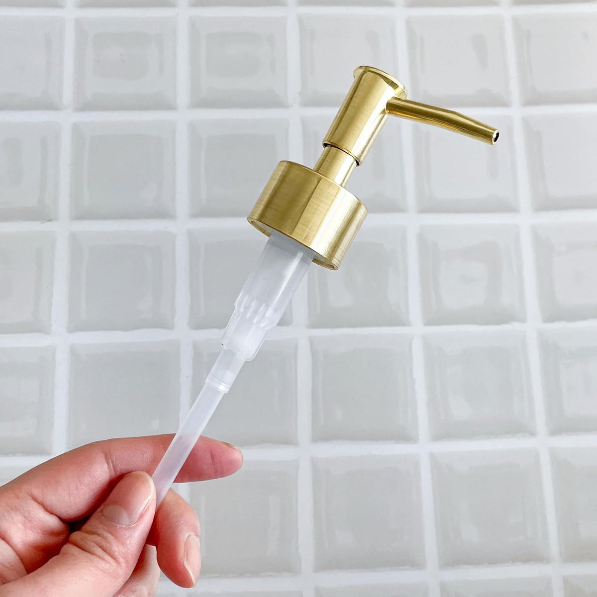 Soap Dispenser Pump Head Replacement 3 Pack, 28/400 Threads Standard Size, for Bathroom and Kitchen