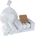 TYPLASTICS 55 Gallon Clear Trash Can Liners - 36" x 60" - High Density Garbage Bags - Case of 200
