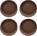 2X2 Round Rubber Caster Cups, Non Slip Furniture Pads, Anti-Slip Gripper, Anti Skid Furniture Feet