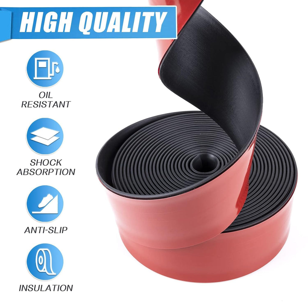 Adhesive Rubber Strips Neoprene Rubber Sheets, Rolls & Strips with Adhesive Backing Rubber Pads