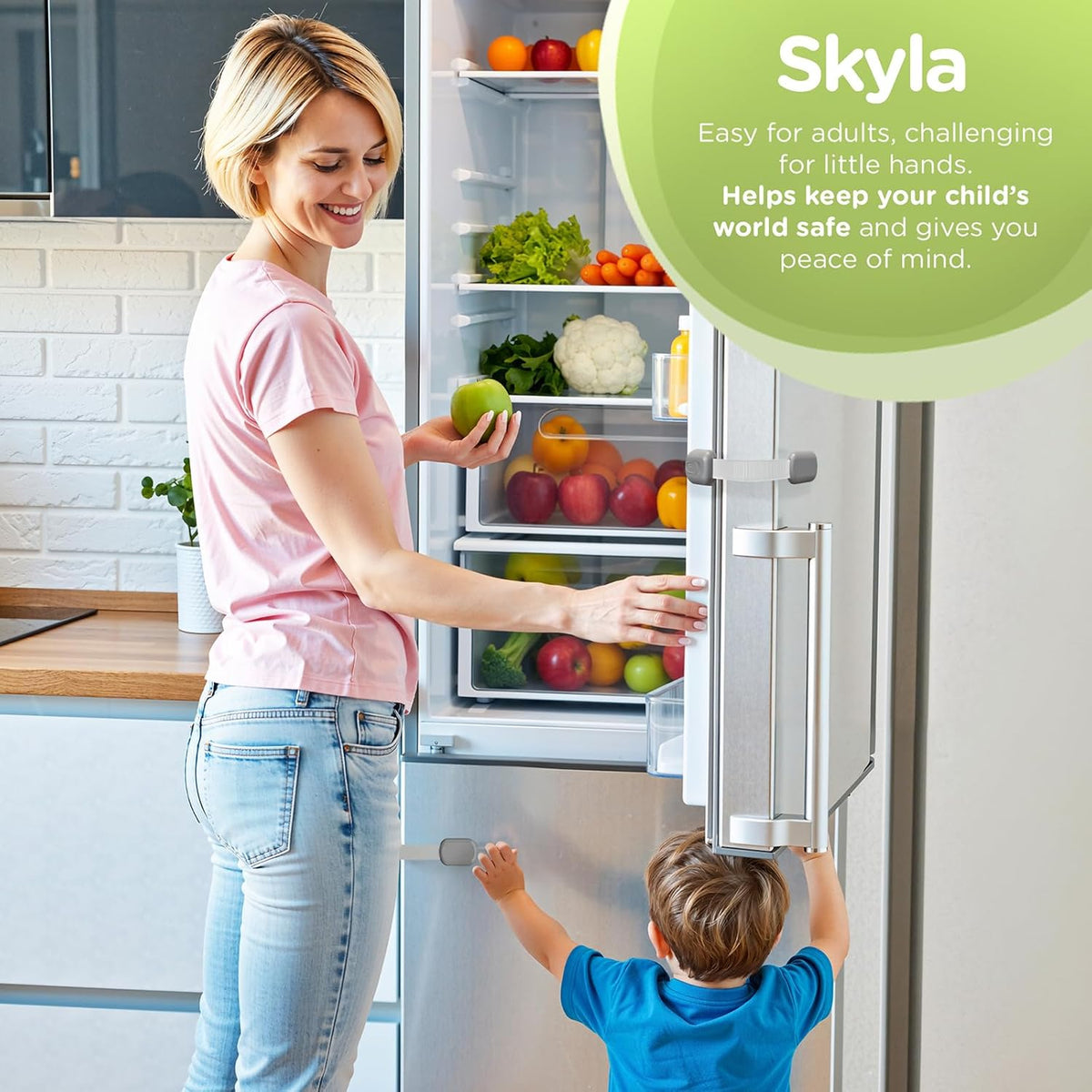 Baby Proofing Child Safety Locks (12 Pack) by Skyla Homes - The Safest, Quickest and Easiest 3M
