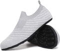 QZKDM Lightweight Slip on Grip Indoor House Slippers Barefoot Non Slip Home Exercise Yoga Shoes for