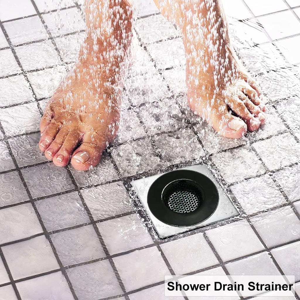 1.75" Bathtub Drain Strainers, Shower Drain Hair Catchers, Stainless Steel Drain Filter Cover for