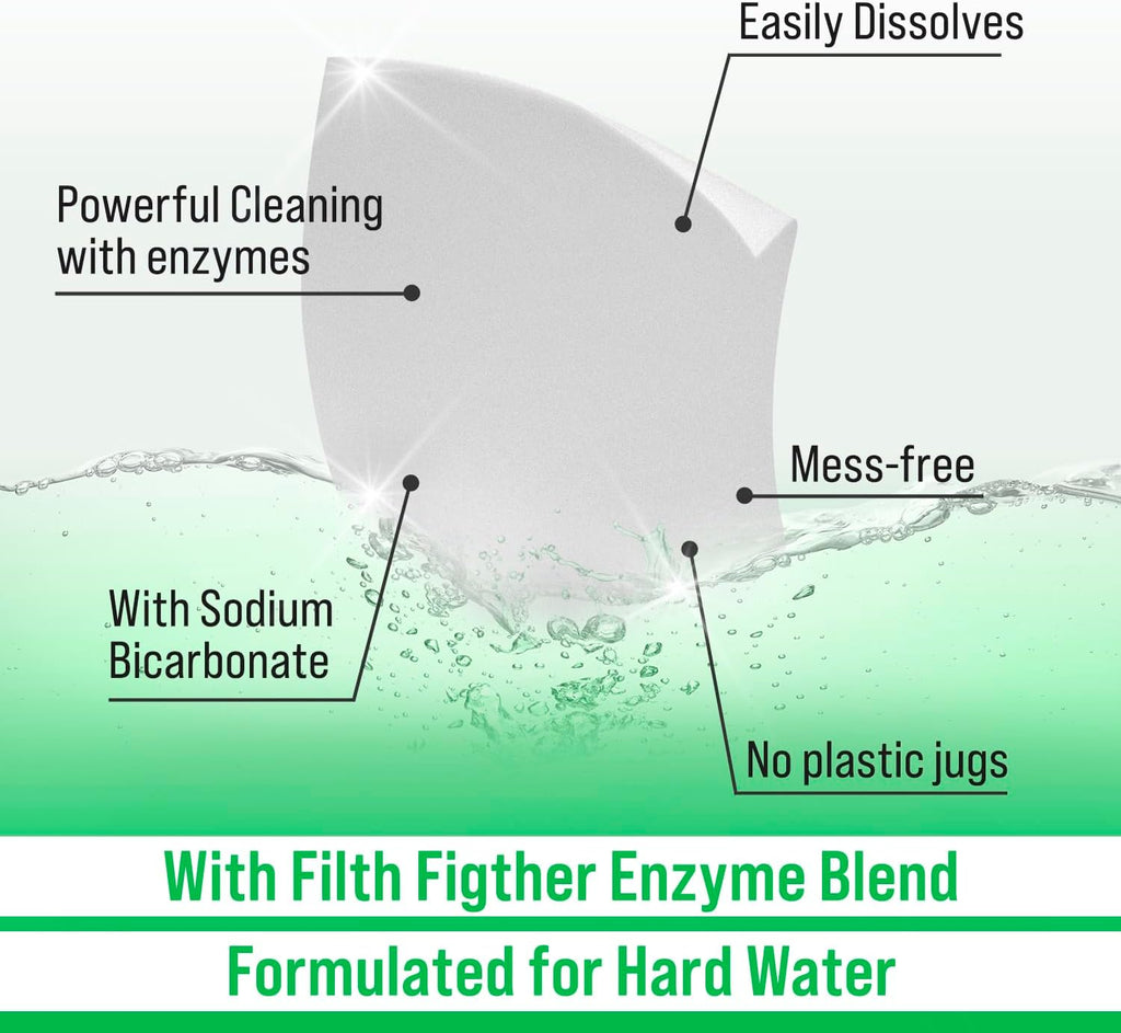 Rockin' Green Hard Rock Travel Laundry Detergent Sheets for Hard Water - Mess-Free Laundry Sheet