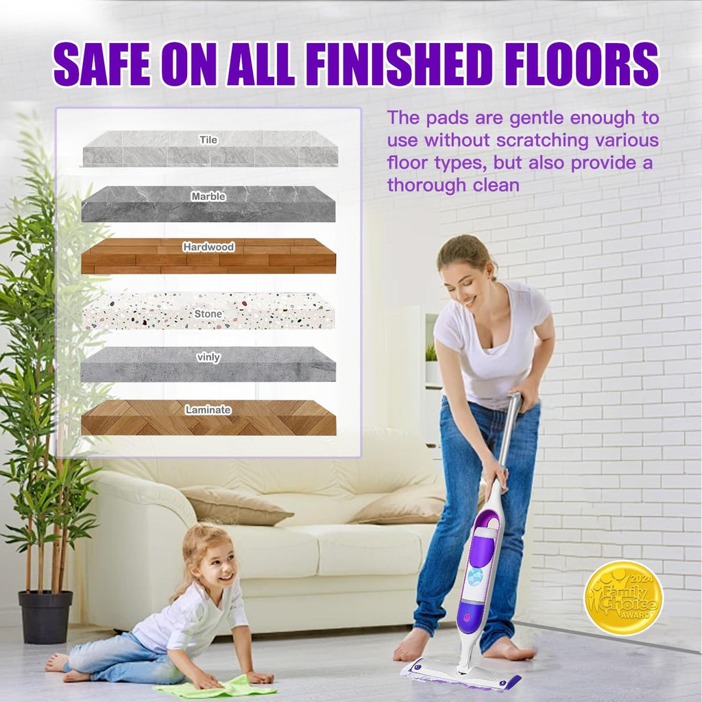 Power Mop Pads Refills for Swiffer PowerMop Multi-Surface Mopping Pad Disposable Replacement Mop