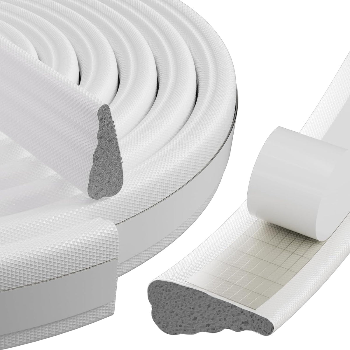 196" Wedge Weather Stripping Door Seal Strip for Door Frame & Window,Self Adhesive Window
