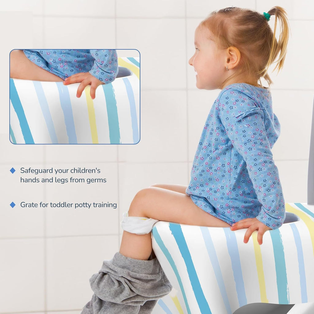 Toilet Seat Covers Disposable, Large Waterproof Potty Covers for Toddlers, Kids, and Adults