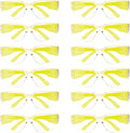 BISON LIFE Safety Glasses - Scratch Resistant Wrap Around Eyewear, Polycarbonate ANSI Z87.1 Impact