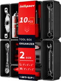 10 PCS Tool Box Drawer Organizers, Large & Medium Tool Trays for Tool Box Organization, Tool