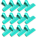 HOUSE AGAIN Chip Clips, 12 Pack Stainless Steel Chip Bag Clips Covered with Silicone, NO More Sharp