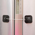 YEYA Upgraded Refrigerator Door Lock with Combination for Adults, Lock for Fridge, Freezer, File