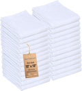 Dish Cloths Cotton| Kitchen Wash Cloth| Shop Towels Absorbent and Lint Free Flour Sack| Dishcloths