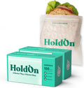 HoldOn Zipseal Sandwich Bags – Compostable, PFOA-Free, BPA-Free, Food-Safe Zip Seal Food Storage