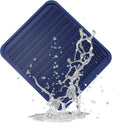 ZLR Silicone Dish Drying Mat for Kitchen Counter, Eco-Friendly Fast Dry Dish Mat, Easy Clean Multi