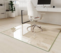 Koonmi Tempered Glass Chair Mat 46"x55" - Premium Office Chair Mat for Hardwood Floors & Low-Pile