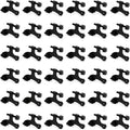 36Pack Hinge Pin Black Door Stopper, Adjustable Heavy Duty Hinge Pin Door Stop with Black Rubber