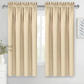 DWCN Blackout Curtains for Bedroom – Rod Pocket Thermal Insulated Noise Reducing Noise Reducing