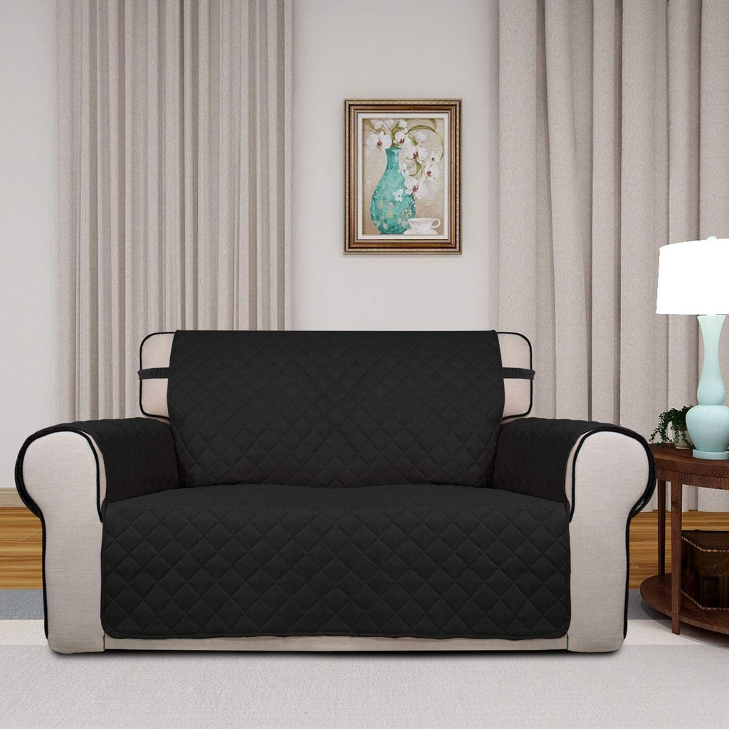 PureFit Reversible Quilted Sofa Cover, Water Resistant Slipcover Furniture Protector, Washable
