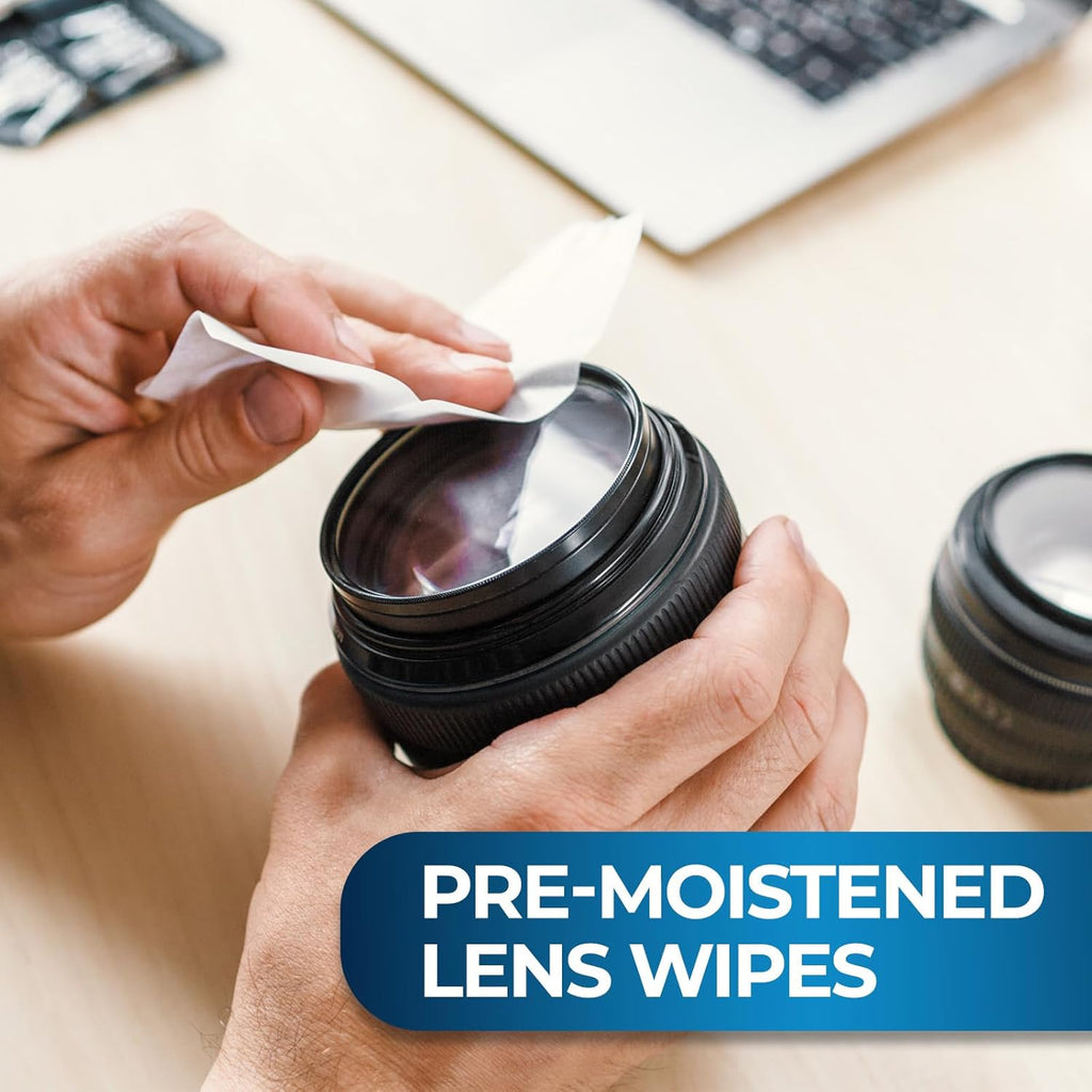 MED PRIDE Anti-Fog Lens and Screen Cleaning Wipes for Eyeglasses, Touch Screens, Premoistened